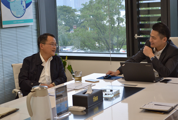 熱烈歡迎中科院賀軍輝教授蒞臨創(chuàng)綠家指導！