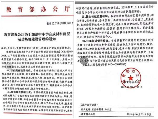 對(duì)“毒跑道”說(shuō)不，中小學(xué)塑膠跑道出強(qiáng)制新國(guó)標(biāo)：甲醛不得高于0.4mg